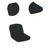 Maxbell Lawn Mower Seat Cover Comfortable Sturdy Heavy Duty for 12.5''-14'' Backrest Black