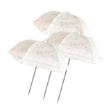 Maxbell 3x Plant Umbrellas Decor Garden Umbrellas for Potted Plants Backyard Outdoor