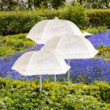 Maxbell 3x Plant Umbrellas Decor Garden Umbrellas for Potted Plants Backyard Outdoor