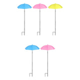 Maxbell Plant Umbrellas Decorative Sun Protection for Backyard Potted Plants Outdoor 3 Pieces