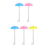 Maxbell Plant Umbrellas Decorative Sun Protection for Backyard Potted Plants Outdoor 3 Pieces