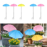 Maxbell Plant Umbrellas Decorative Sun Protection for Backyard Potted Plants Outdoor 3 Pieces