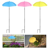 Maxbell Plant Umbrellas Decorative Sun Protection for Backyard Potted Plants Outdoor 3 Pieces