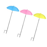 Maxbell Plant Umbrellas Decorative Sun Protection for Backyard Potted Plants Outdoor 3 Pieces