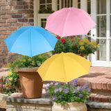 Maxbell Plant Umbrellas Decorative Sun Protection for Backyard Potted Plants Outdoor 3 Pieces