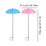 Maxbell Plant Umbrellas Decorative Sun Protection for Backyard Potted Plants Outdoor 2 Pieces