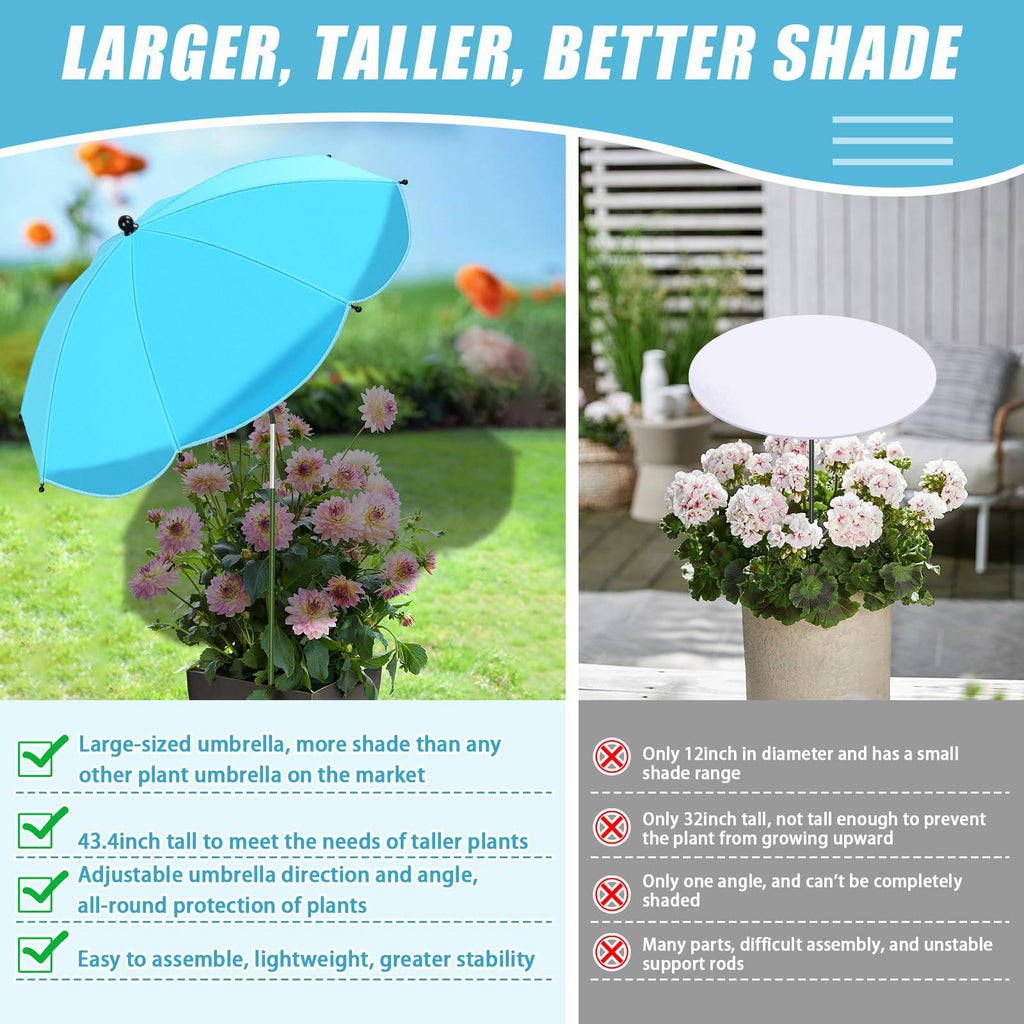shade umbrellas for potted plants ⚡️Buy Maxbell Plant Umbrellas Decorative Sun Protection for Backyard Potted Plants Outdoor 2 Pieces at the best price with offers in India. Maxbell Plant Umbrellas Decorative Sun Protection for Backyard Potted Plants