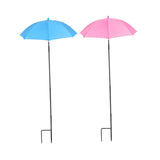 Maxbell Plant Umbrellas Decorative Sun Protection for Backyard Potted Plants Outdoor 2 Pieces