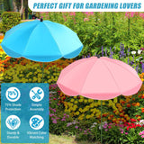Maxbell Plant Umbrellas Decorative Sun Protection for Backyard Potted Plants Outdoor 2 Pieces