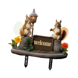 Maxbell Decoration Acrylic Garden Stake 2D Flat Welcome Sign for Porch Patio Pathway