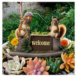 Maxbell Decoration Acrylic Garden Stake 2D Flat Welcome Sign for Porch Patio Pathway