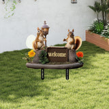 Maxbell Decoration Acrylic Garden Stake 2D Flat Welcome Sign for Porch Patio Pathway
