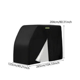Forklift Cover All Weather Use Rainproof Multifunctional Forklift Rain Cover 265cmx125cmx204cm