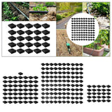 Maxbell Drip Tape Row Ends Leakproof Practical for Lawn Outdoor Irrigation Vegetable 25 Pieces