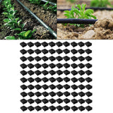 Maxbell Drip Tape Row Ends Leakproof Practical for Lawn Outdoor Irrigation Vegetable 100 Pieces