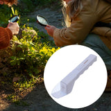Maxbell Viewing Catcher Hand Tool Portable Crickets Catcher for Cockroaches Crickets white