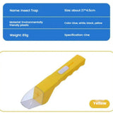 Maxbell Viewing Catcher Hand Tool Portable Crickets Catcher for Cockroaches Crickets yellow