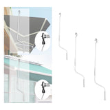 Maxbell Awning Crank Handle Ergonomic for Awning Shade for Garage Door Terrace Patio 80 cm