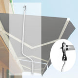 Maxbell Awning Crank Handle Ergonomic for Awning Shade for Garage Door Terrace Patio 80 cm