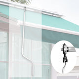 Maxbell Awning Crank Handle Ergonomic for Awning Shade for Garage Door Terrace Patio 80 cm