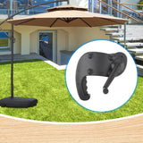 Maxbell Patio Umbrella Crank Handle Patio Umbrella Replacement Parts for Beach Hotel Dark Grey