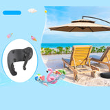 Maxbell Patio Umbrella Crank Handle Patio Umbrella Replacement Parts for Beach Hotel Dark Grey