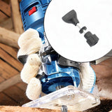 Maxbell Trimmer Router Transparent Base Screw Easy to Install Professional Practical
