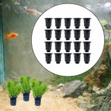 Maxbell 20Pcs Net Pots for Hydroponics Compact Bucket Basket Garden Slotted Mesh Net