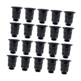 Maxbell 20Pcs Net Pots for Hydroponics Compact Bucket Basket Garden Slotted Mesh Net