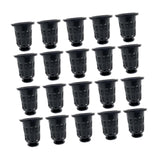 Maxbell 20Pcs Net Pots for Hydroponics Compact Bucket Basket Garden Slotted Mesh Net