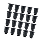 Maxbell 20Pcs Net Pots for Hydroponics Compact Bucket Basket Garden Slotted Mesh Net