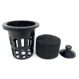 Maxbell 20Pcs Net Pots for Hydroponics Compact Bucket Basket Garden Slotted Mesh Net