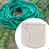 Maxbell Garden Hose Reel Cover Accessories Protective Cover for Outdoor Outside Lawn Beige