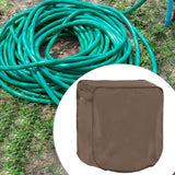 Maxbell Garden Hose Reel Cover Accessories Protective Cover for Outdoor Outside Lawn Coffee