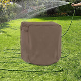 Maxbell Garden Hose Reel Cover Accessories Protective Cover for Outdoor Outside Lawn Coffee