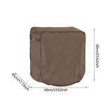 Maxbell Garden Hose Reel Cover Accessories Protective Cover for Outdoor Outside Lawn Coffee