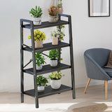 Maxbell Plant Stand Decoration Flower Pot Holder Stand for Living Room Patio Outdoor Black