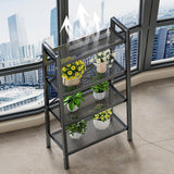 Maxbell Plant Stand Decoration Flower Pot Holder Stand for Living Room Patio Outdoor Black