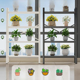 Maxbell Plant Stand Decoration Flower Pot Holder Stand for Living Room Patio Outdoor Black