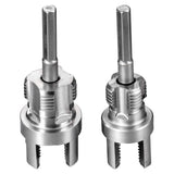 Maxbell Pipe Threader Practical Plumber Tools for Electric Drill for Building Repair 4 point 1.85cmx4.6cm