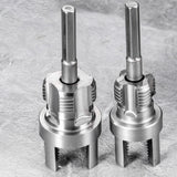 Maxbell Pipe Threader Practical Plumber Tools for Electric Drill for Building Repair 4 point 1.85cmx4.6cm