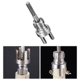 Maxbell Pipe Threader Practical Plumber Tools for Electric Drill for Building Repair 4 point 1.85cmx4.6cm