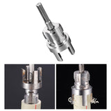 Maxbell Pipe Threader Practical Plumber Tools for Electric Drill for Building Repair 6 point 2.4cmx5.2cm