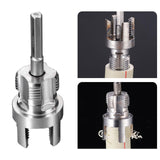 Maxbell Pipe Threader Practical Plumber Tools for Electric Drill for Building Repair 6 point 2.4cmx5.2cm