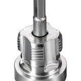Maxbell Pipe Threader Practical Plumber Tools for Electric Drill for Building Repair 6 point 2.4cmx5.2cm