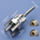 Maxbell Pipe Threader Practical Plumber Tools for Electric Drill for Building Repair 6 point 2.4cmx5.2cm