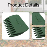 Maxbell 2Pcs Leaf Scoop and Claws Ergonomic Grip Leaf Scooper for Home Yard Farming