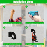 Maxbell Chainsaw Holder Organizer Portable Sturdy Display Rack Garage Storage Holder