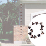 Maxbell Rain Chain for Gutter Home Patio Gazebos Metal Rain Catcher 110.24 inch Long