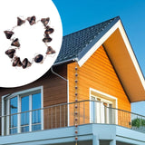 Maxbell Rain Chain for Gutter Home Patio Gazebos Metal Rain Catcher 110.24 inch Long